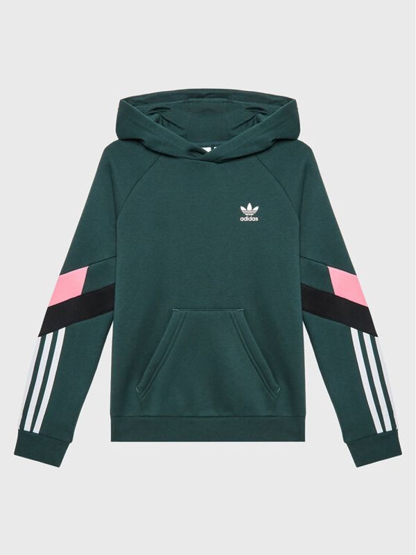 adidas adidas Суитшърт HL6881 Зелен Regular Fit