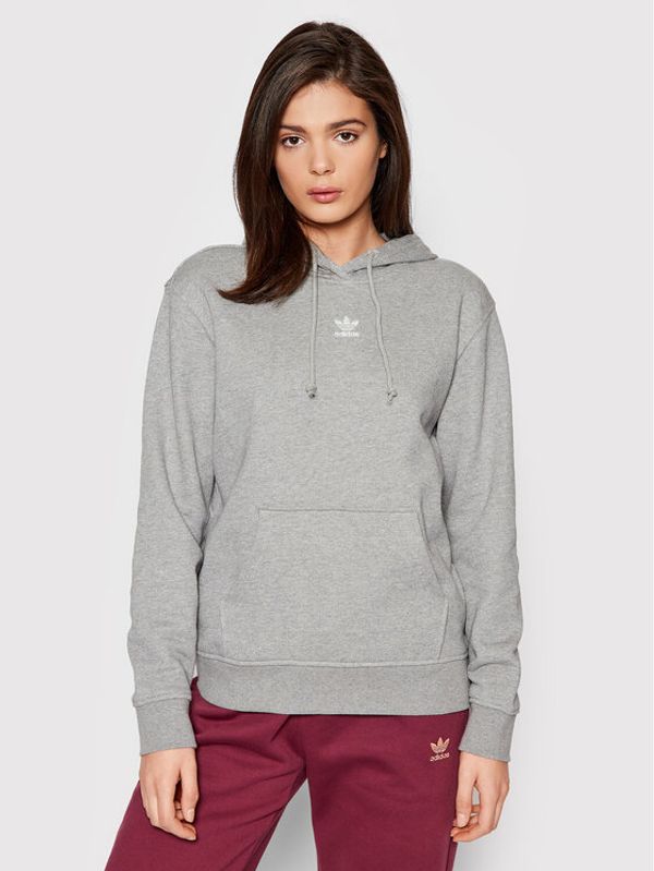 adidas adidas Суитшърт Hoodie HF7512 Сив Regular Fit