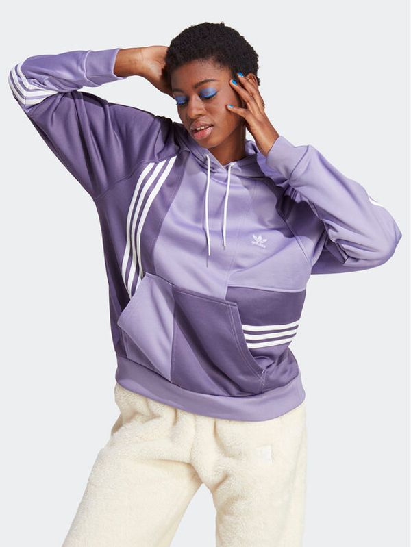 adidas adidas Суитшърт Hoodie IC2381 Виолетов