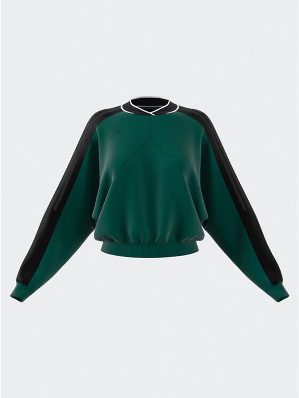 adidas adidas Суитшърт IM4991 Зелен Loose Fit