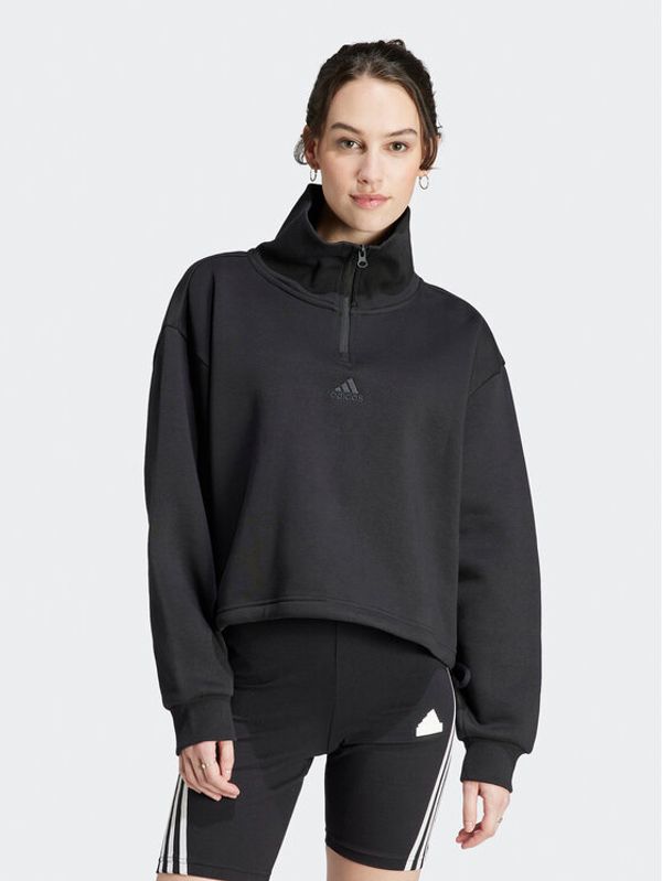 adidas adidas Суитшърт IR8379 Черен Oversize