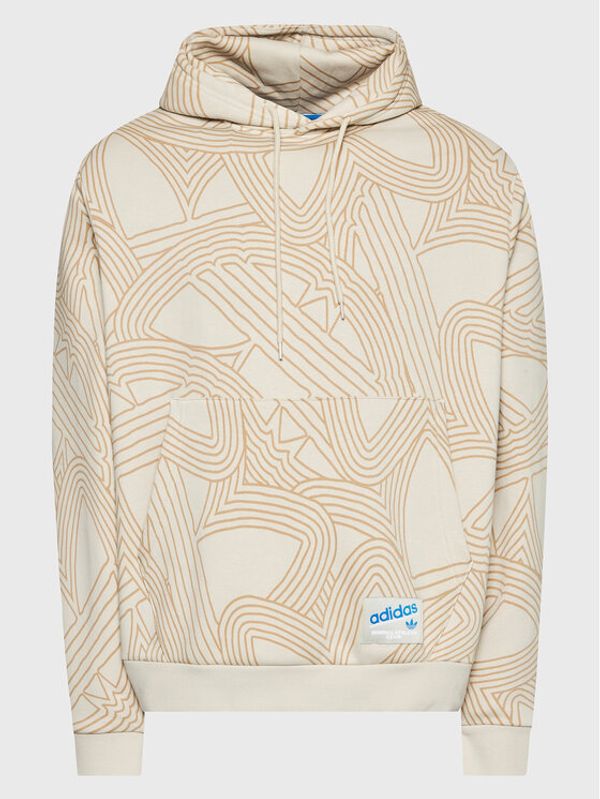 adidas adidas Суитшърт Original Athletic Club HI2965 Бежов Regular Fit