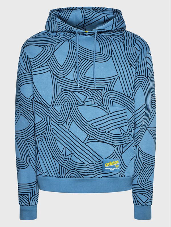 adidas adidas Суитшърт Original Athletic Club HI2966 Син Regular Fit