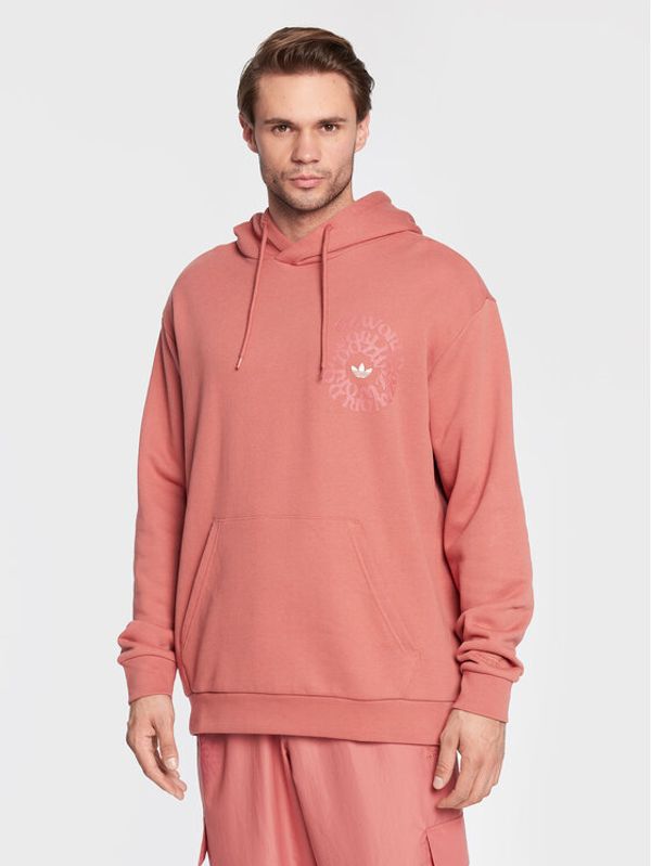 adidas adidas Суитшърт Ozworld HL9248 Оранжев Loose Fit