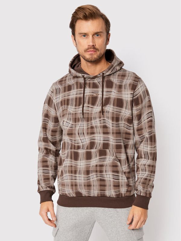 adidas adidas Суитшърт Reveal Allover Print Graphic HK2750 Кафяв Regular Fit