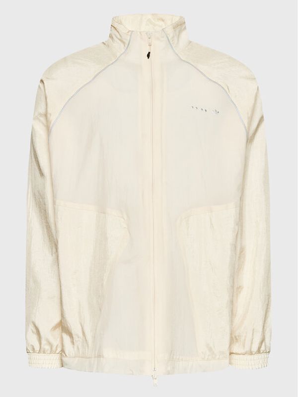 adidas adidas Суитшърт Reveal Material Mix HK2729 Бежов Regular Fit