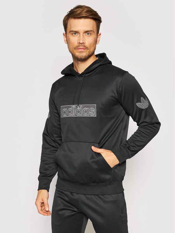 adidas adidas Суитшърт Sprt Logo H06741 Черен Regular Fit