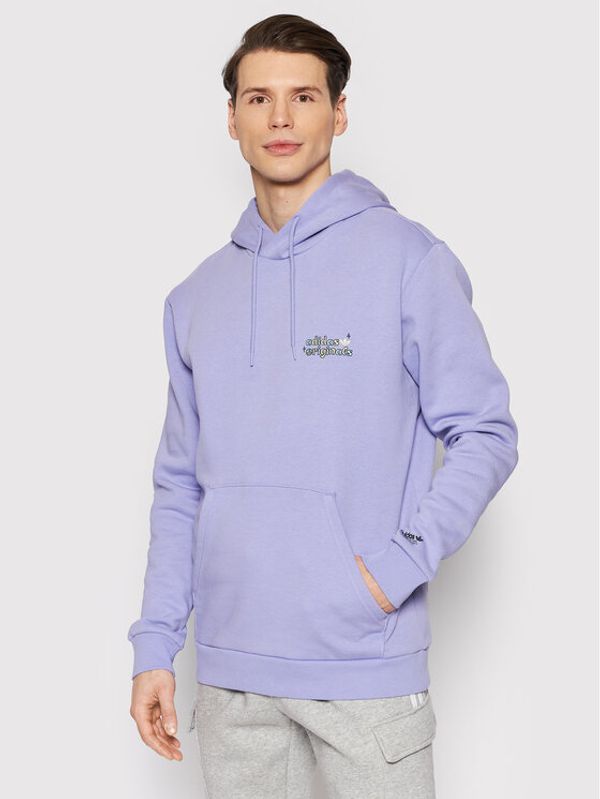 adidas adidas Суитшърт Stokd Hdie Alie HC7148 Виолетов Regular Fit
