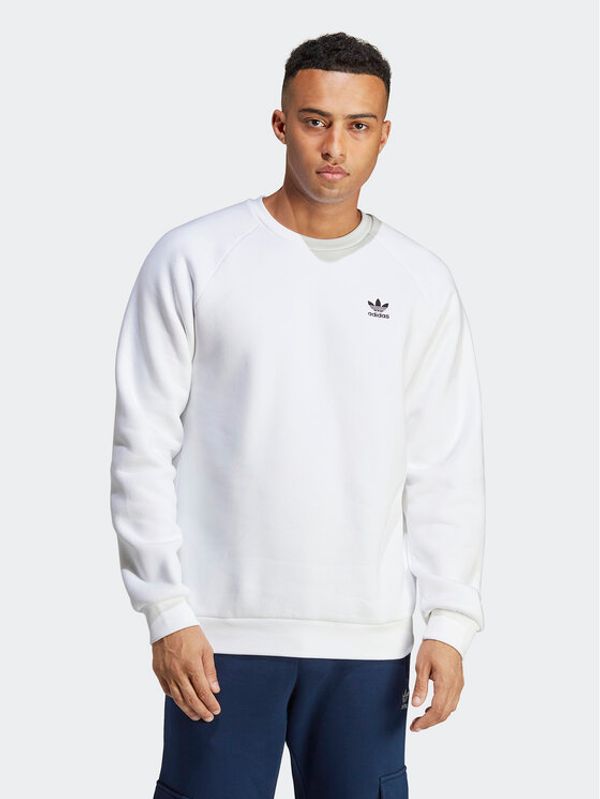 adidas adidas Суитшърт Trefoil Essentials Crewneck Sweatshirt IA4820 Бял Regular Fit