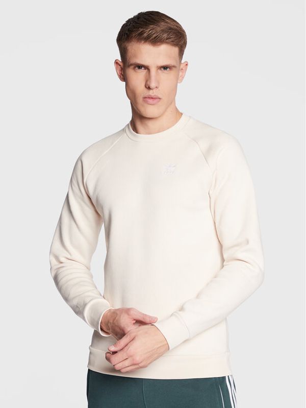 adidas adidas Суитшърт Trefoil Essentials Crewneck Sweatshirt IA4826 Бежов Regular Fit