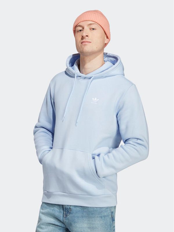 adidas adidas Суитшърт Trefoil Essentials Hoodie IA4889 Син Regular Fit