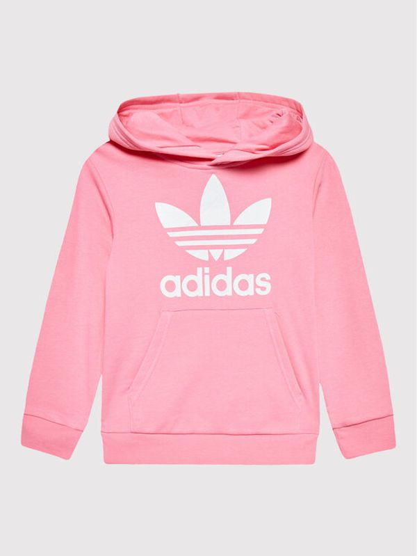 adidas adidas Суитшърт Trefoil HK0271 Розов Regular Fit
