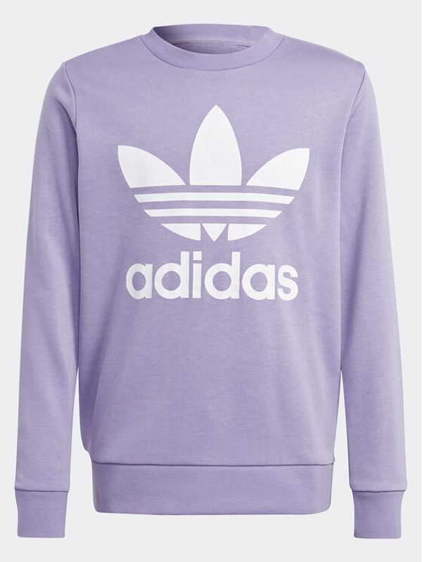 adidas adidas Суитшърт Trefoil IB9975 Виолетов Regular Fit
