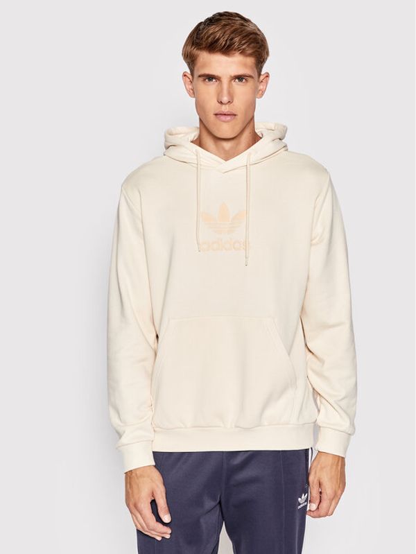 adidas adidas Суитшърт Trefoil Series Street HK2790 Бежов Relaxed Fit