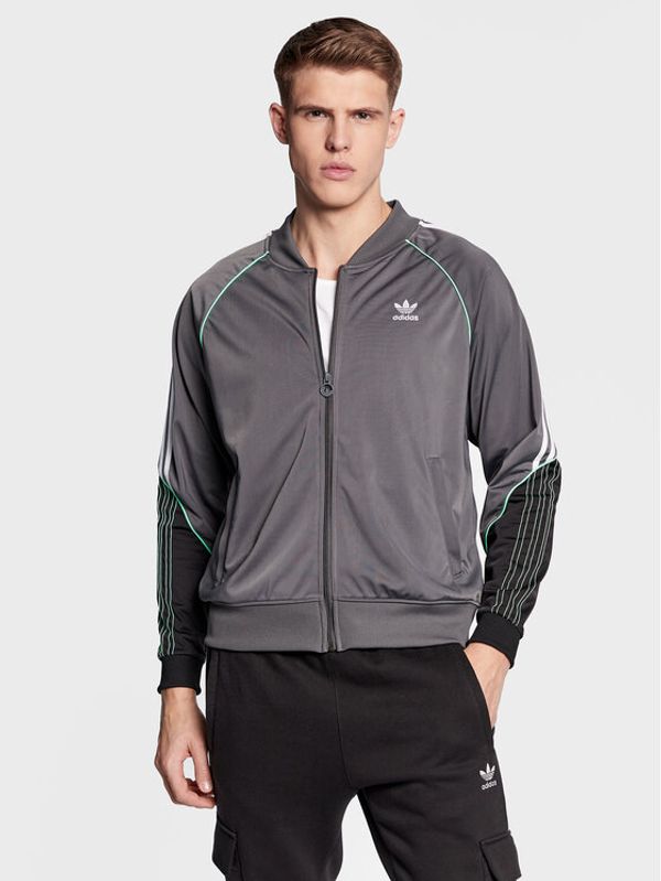 adidas adidas Суитшърт Tricot Sst Track HI3002 Сив Regular Fit