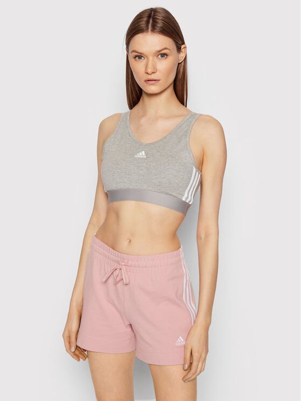 adidas adidas Сутиен-топ Essentials GS1357 Сив