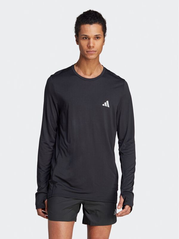 adidas adidas Тениска от техническо трико Run It IL2289 Черен Regular Fit