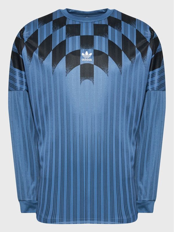adidas adidas Тениска с дълъг ръкав Rekive Graphic HK7331 Син Loose Fit