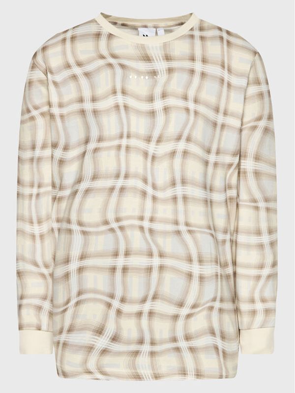 adidas adidas Тениска с дълъг ръкав Reveal Allover Print HK2742 Бежов Loose Fit