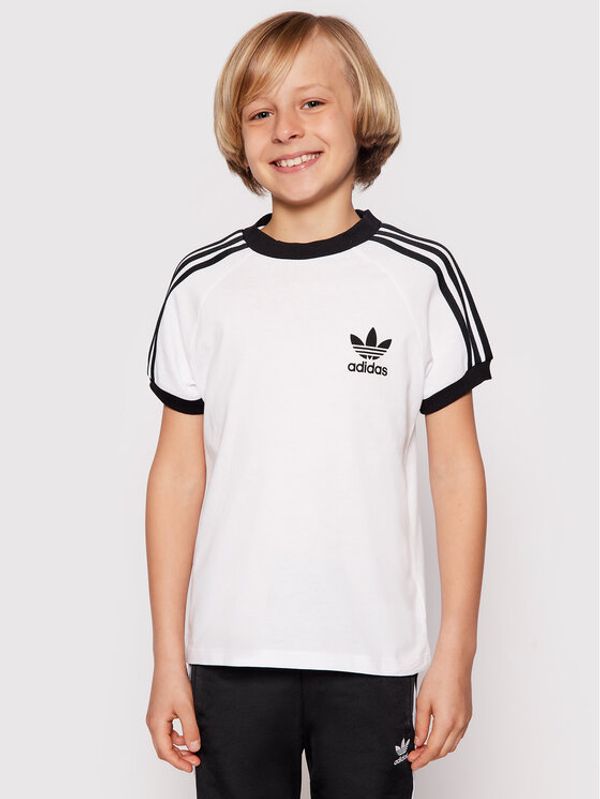 adidas adidas Тишърт 3Stripes Tee DV2901 Бял Regular Fit