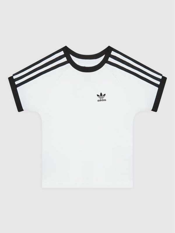 adidas adidas Тишърт adicolor 3-Stripes HK2912 Бял Loose Fit