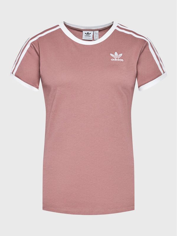 adidas adidas Тишърт adicolor 3-Stripes HL6689 Розов Regular Fit