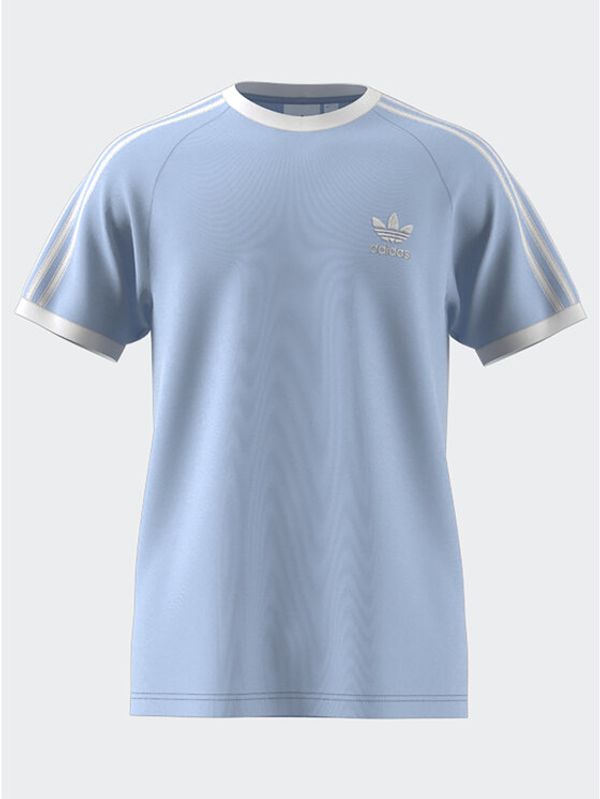 adidas adidas Тишърт Adicolor Classics 3-Stripes T-Shirt IA4844 Син Slim Fit