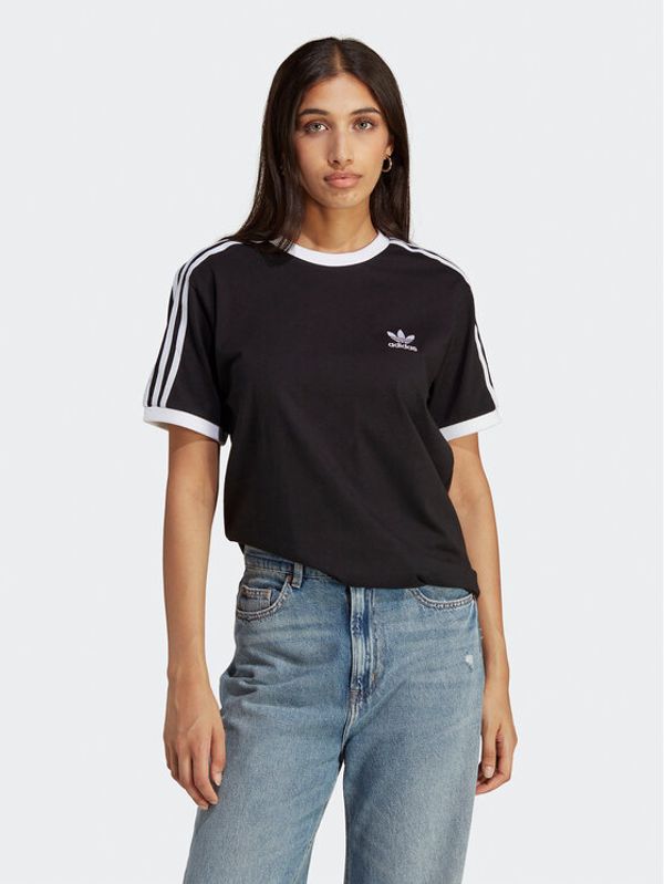 adidas adidas Тишърт Adicolor Classics 3-Stripes T-Shirt IB7407 Черен Regular Fit