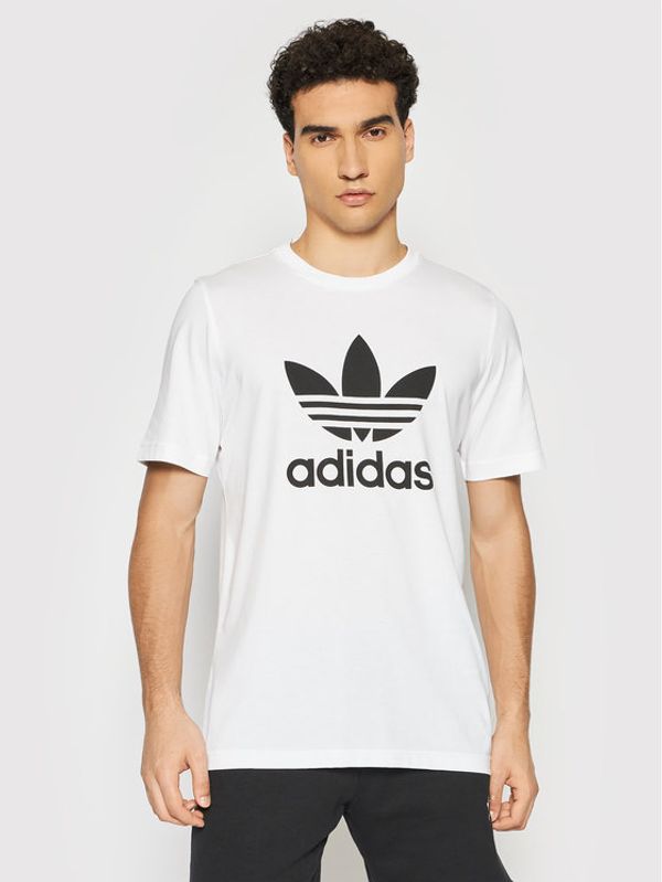 adidas adidas Тишърт adicolor Classics Trefoil H06644 Бял Regular Fit