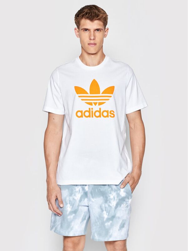 adidas adidas Тишърт adicolor Classics Trefoil HE9510 Бял Regular Fit