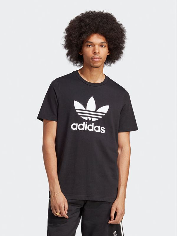 adidas adidas Тишърт Adicolor Classics Trefoil T-Shirt IA4815 Черен Regular Fit