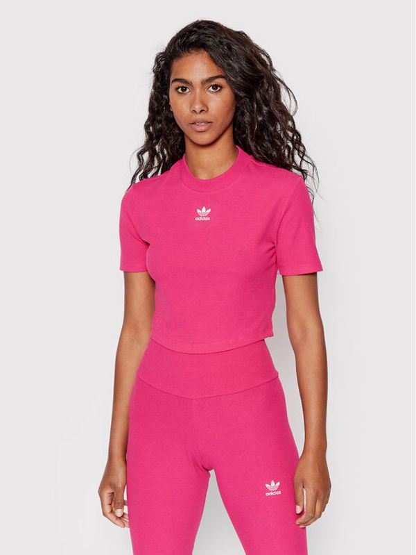 adidas adidas Тишърт adicolor Essentials HG6165 Розов Regular Fit