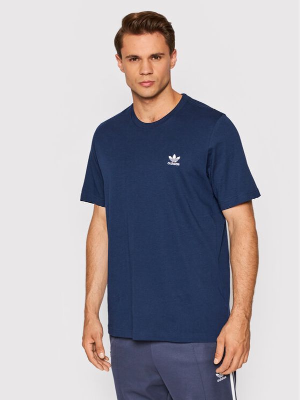 adidas adidas Тишърт adicolor Essentials Trefoil HJ7978 Тъмносин Regular Fit