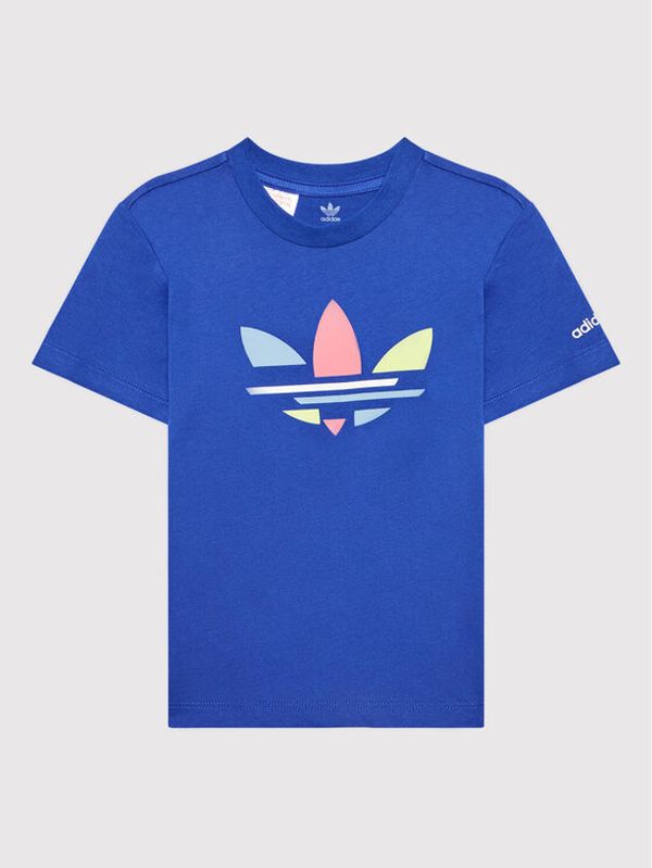 adidas adidas Тишърт adicolor H14160 Син Regular Fit