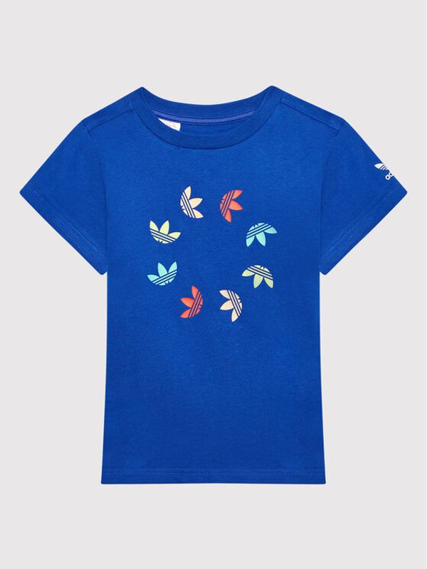 adidas adidas Тишърт adicolor HE6838 Син Regular Fit