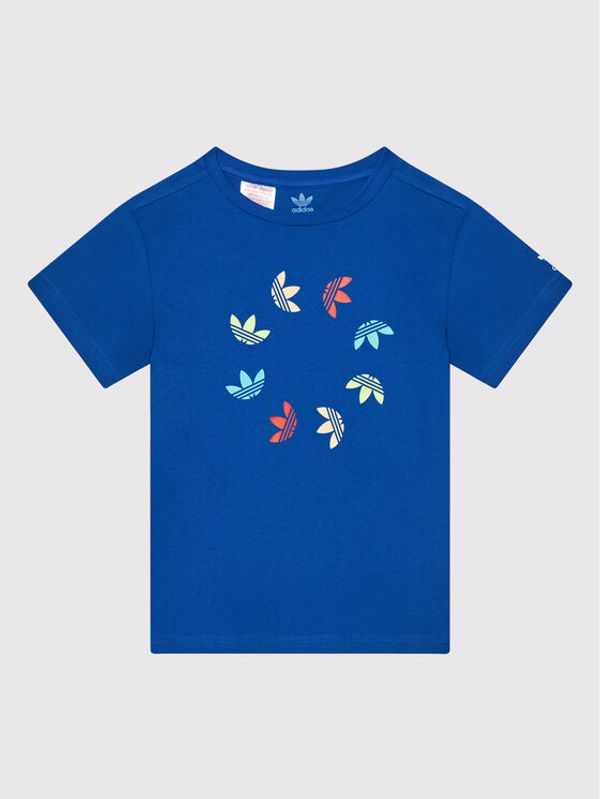 adidas adidas Тишърт adicolor HF2131 Син Regular Fit