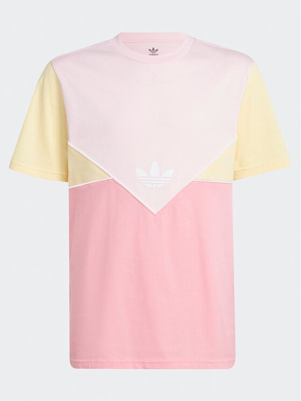 adidas adidas Тишърт Adicolor T-Shirt H60092 Розов Regular Fit