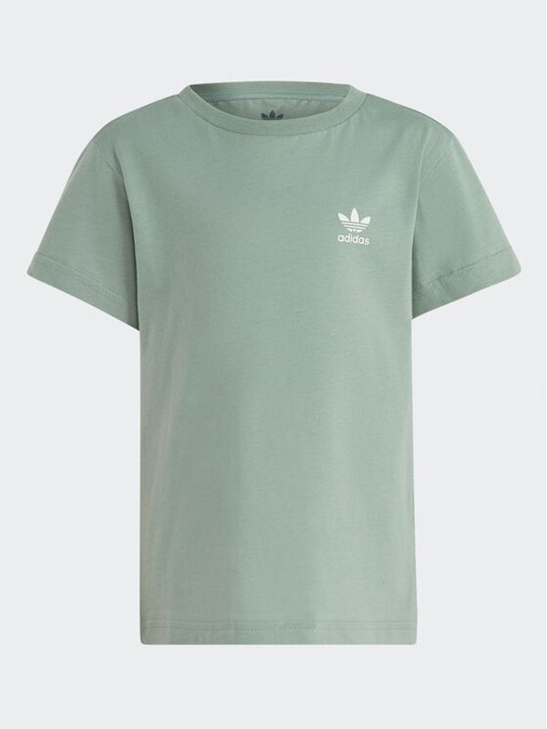 adidas adidas Тишърт Adicolor T-Shirt IB9906 Зелен Regular Fit