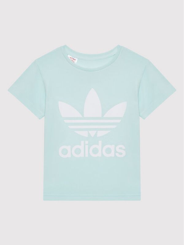 adidas adidas Тишърт adicolor Trefoil HS8864 Син Regular Fit