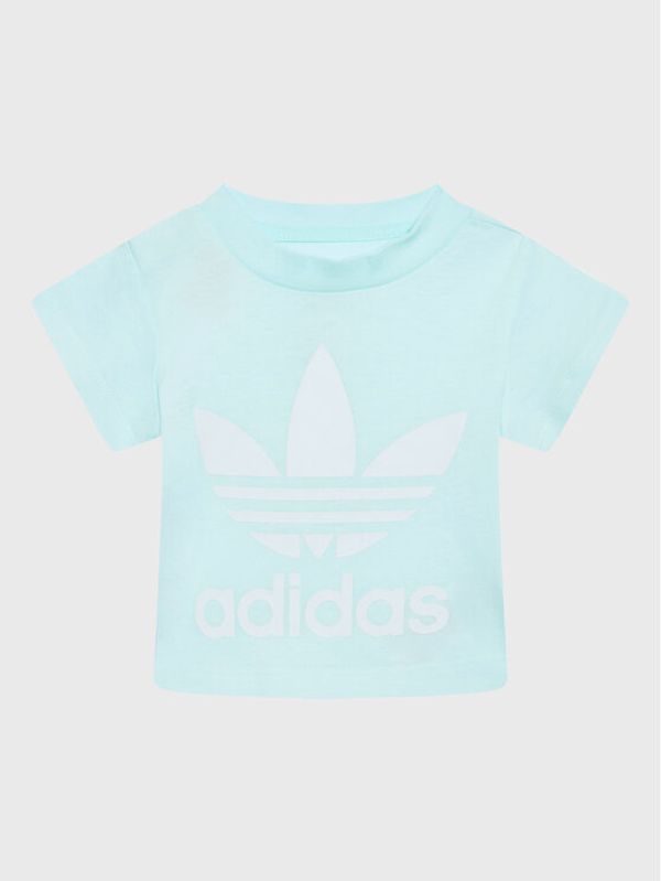 adidas adidas Тишърт adicolor Trefoil HS8866 Син Regular Fit