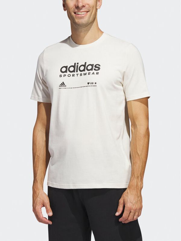 adidas adidas Тишърт adidas Lounge Graphic T-Shirt HR3002 Цветен Regular Fit