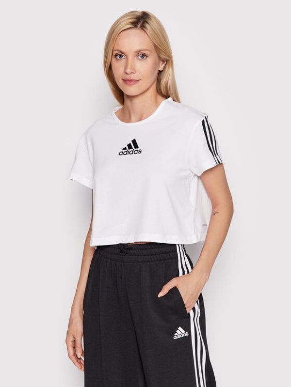 adidas adidas Тишърт Aeroredy Made For Training HD9352 Бял Loose Fit