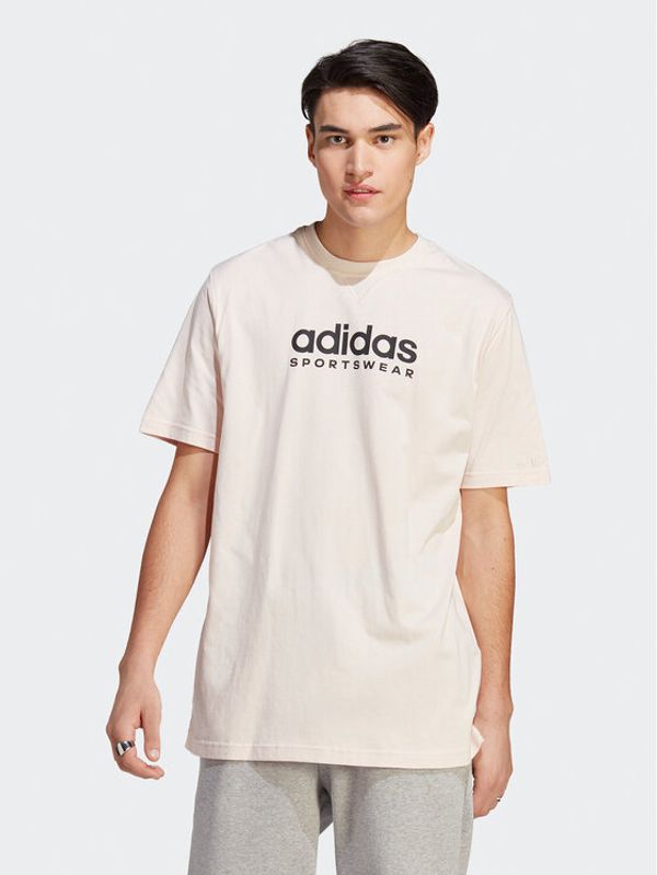 adidas adidas Тишърт All SZN Graphic T-Shirt IC9810 Розов Loose Fit