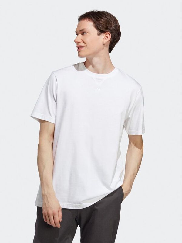 adidas adidas Тишърт ALL SZN IC9788 Бял Loose Fit