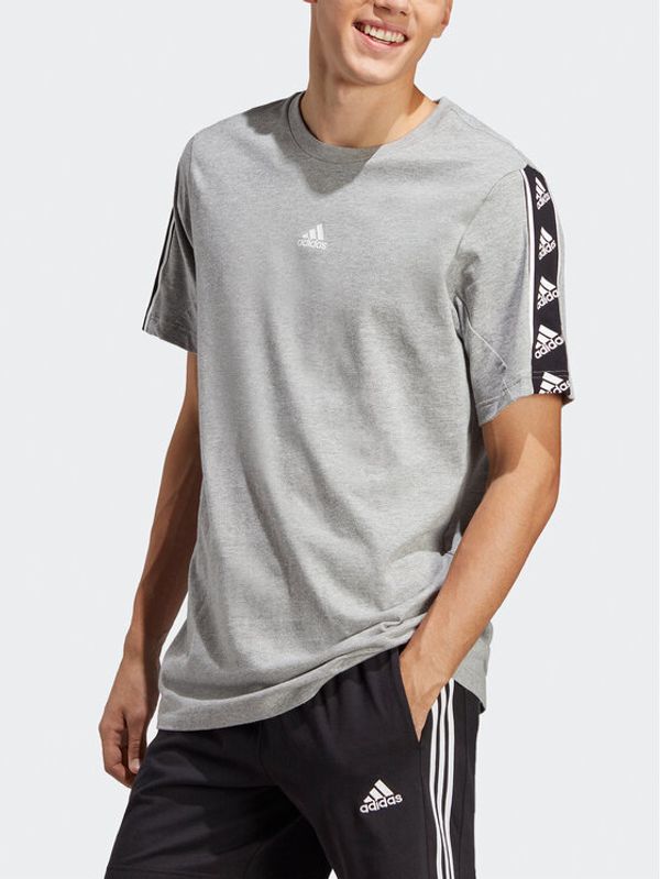 adidas adidas Тишърт Brandlove T-Shirt IC6806 Сив Regular Fit