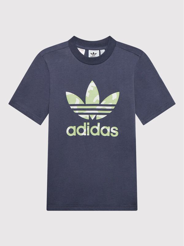 adidas adidas Тишърт Camo Graphic HF7452 Тъмносин Regular Fit