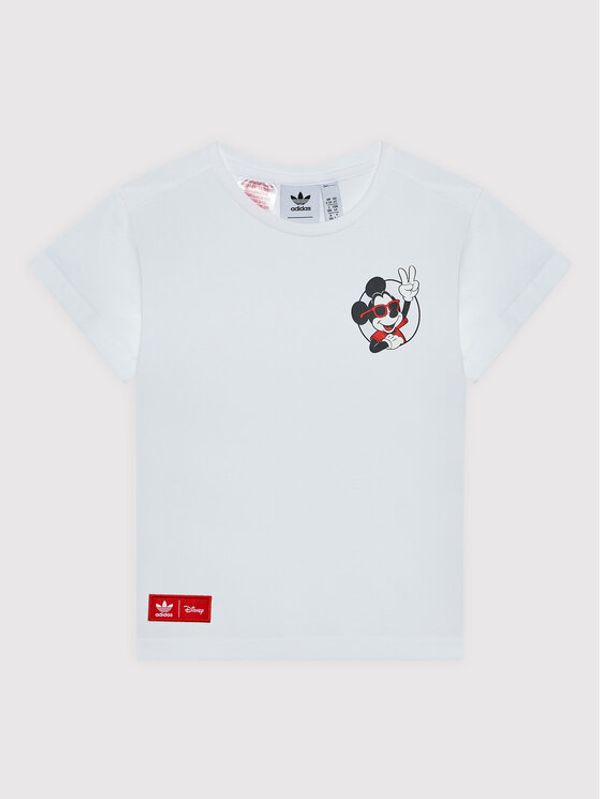 adidas adidas Тишърт Disney Mickey And Friends HC1912 Бял Regular Fit