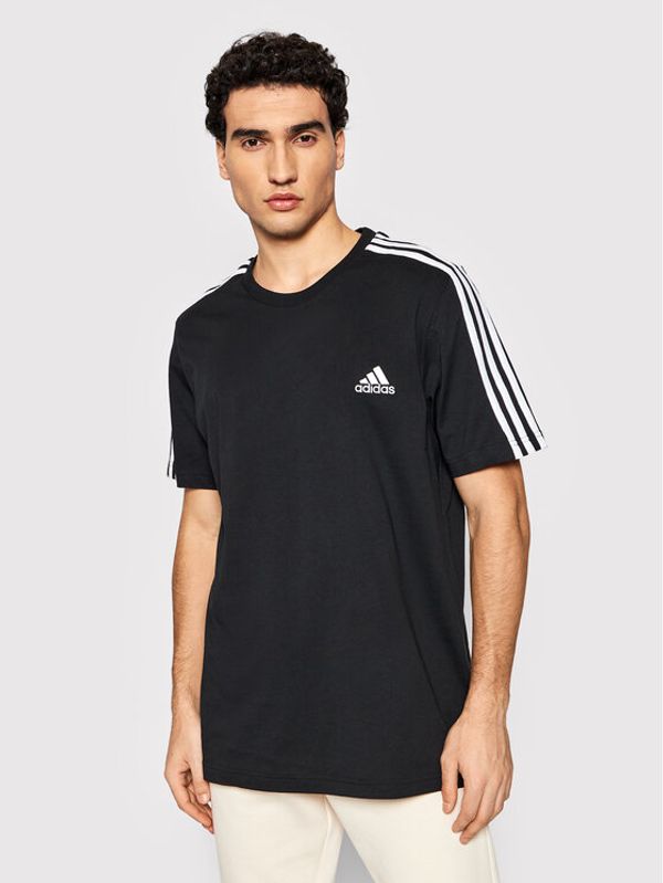 adidas adidas Тишърт Essentials GL3732 Черен Regular Fit