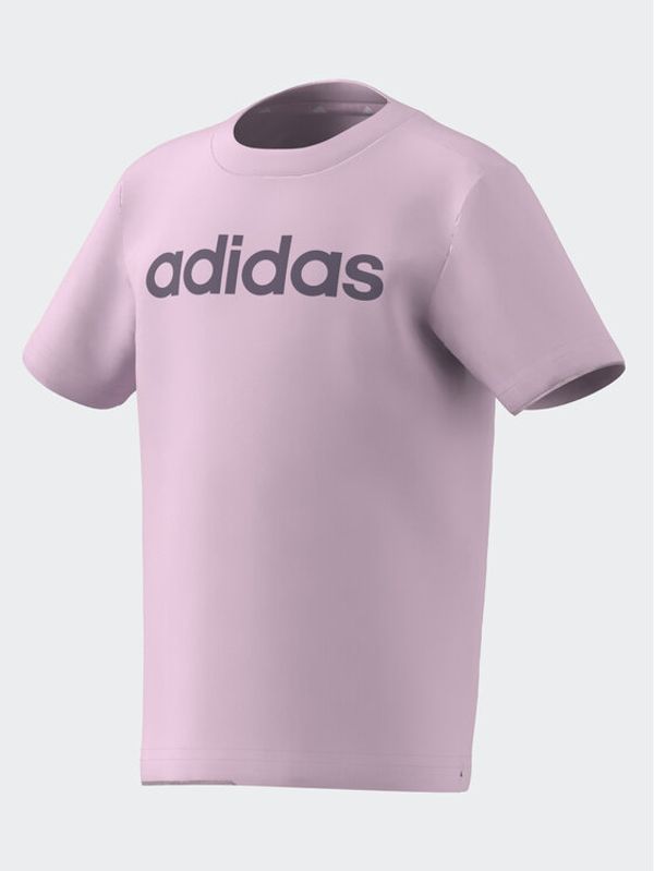 adidas adidas Тишърт Essentials Lineage T-Shirt IJ6380 Розов Regular Fit