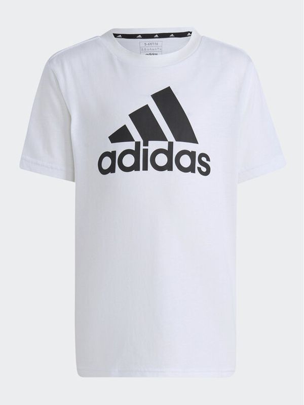 adidas adidas Тишърт Essentials Logo T-Shirt IC3830 Бял Regular Fit